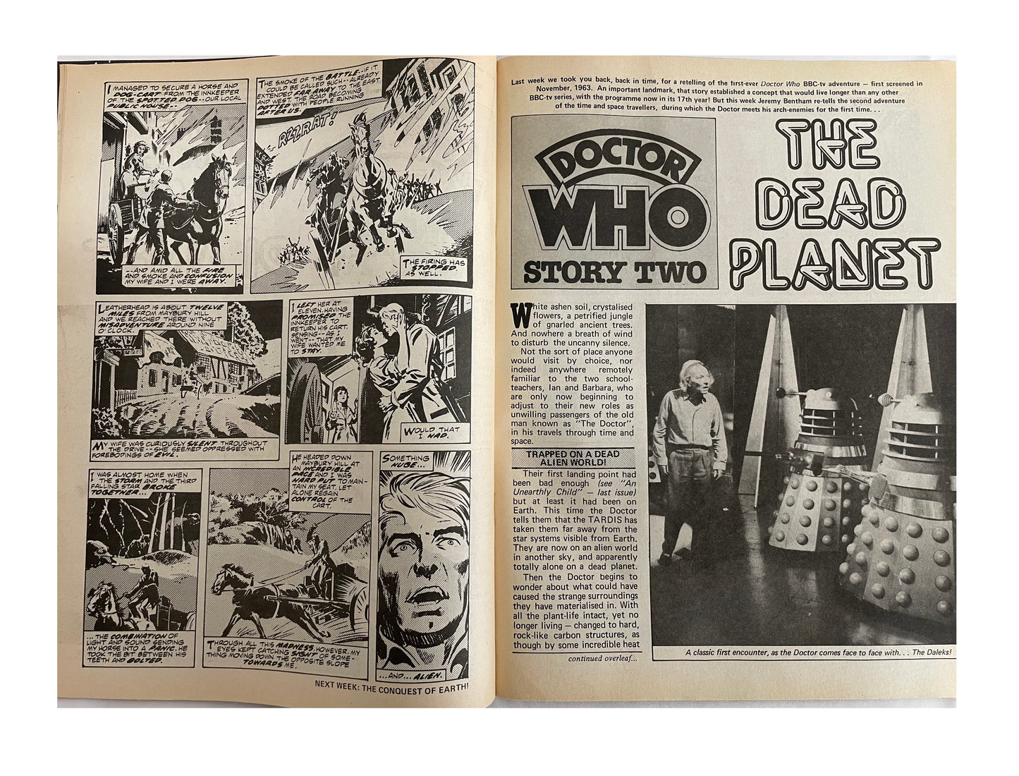 1979 Doctor Dr Who Weekly Comic Magazine Number 3 - Thrilling Third Issue - With The Free Transfers - Oct 31st 1979