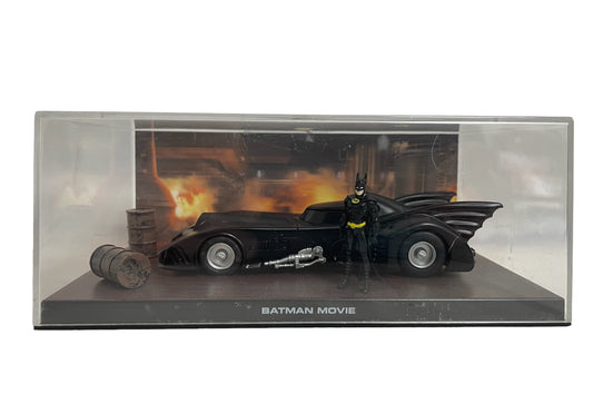 Batman Automobilia - The Definitive Collection Of Batman Vehicles - No. 1 Batman Movie  Die-cast Batmobile With Batman Figure