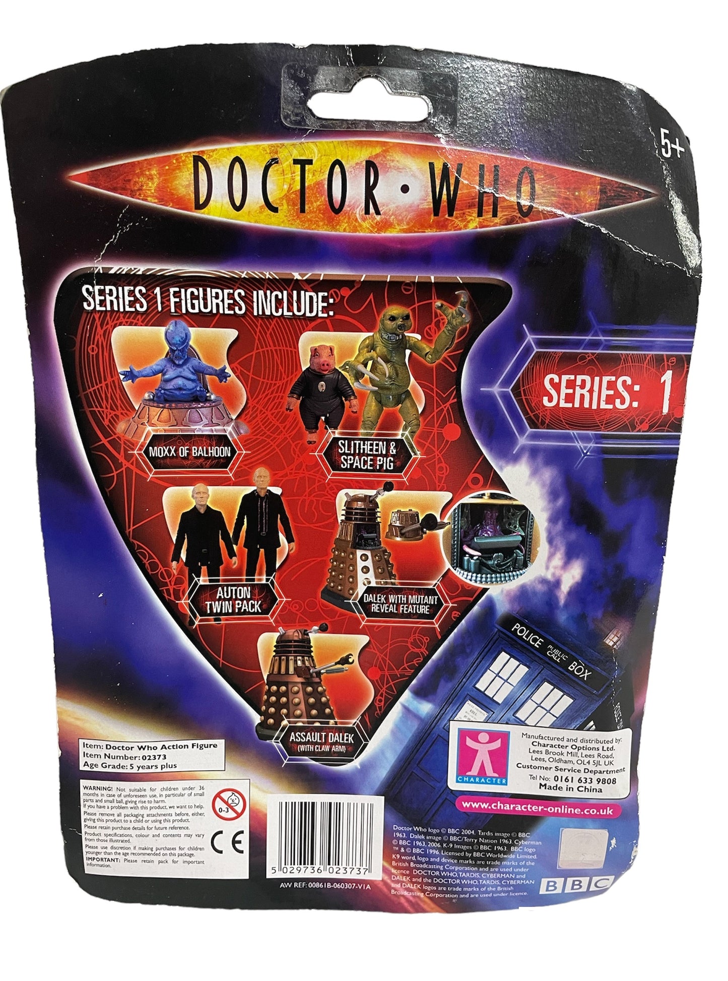Vintage 2008 Dr Doctor Who Series 1 Moxx Of Balhoon Highly Detailed Poseable Action Figure - Brand New Factory Sealed Shop Stock Room Find