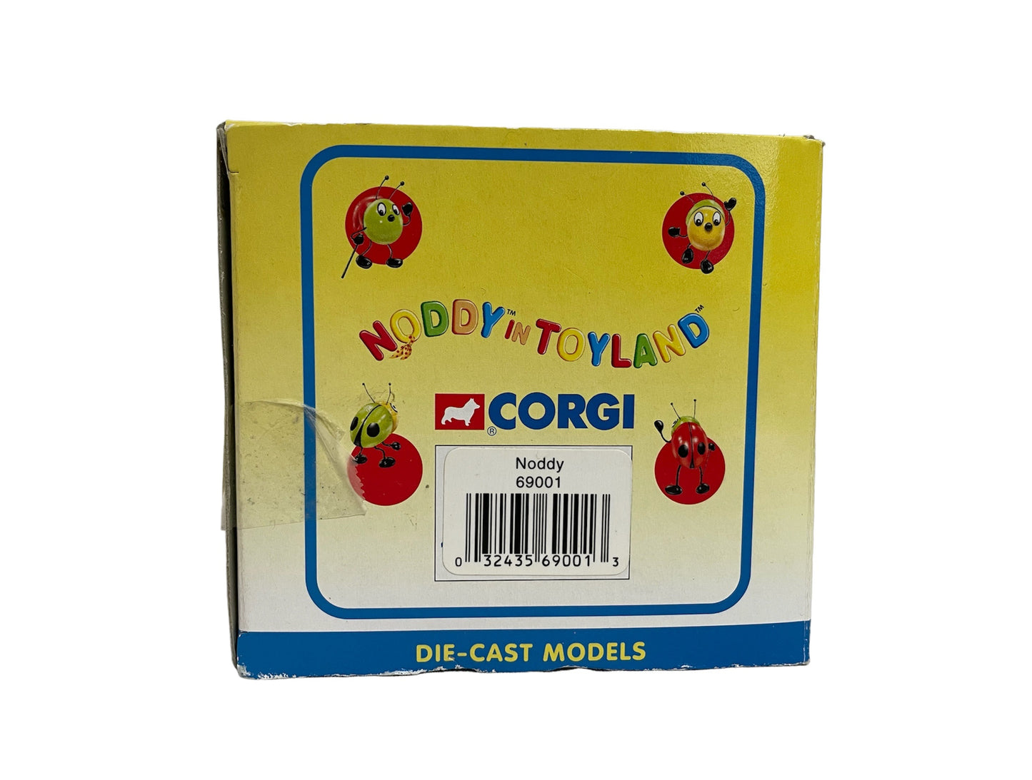 Vintage 2001 Corgi Noddy In Toyland Noddys Car Die-Cast Model With Noddy Figure