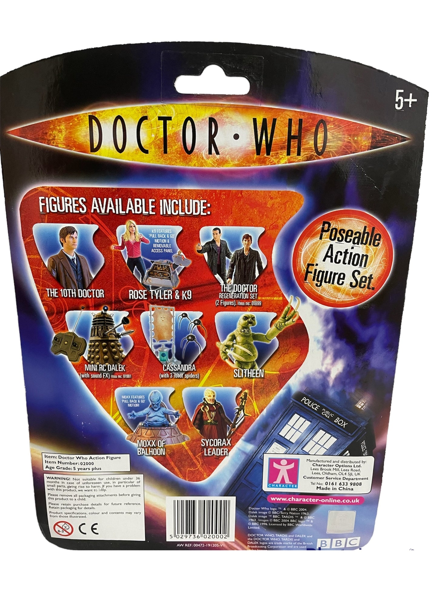 Vintage 2005 Doctor Dr Who - The Moxx Of Balhoon Highly Detailed Poseable Action Figure Original Release - Brand New Factory Sealed Shop Stock Room Find