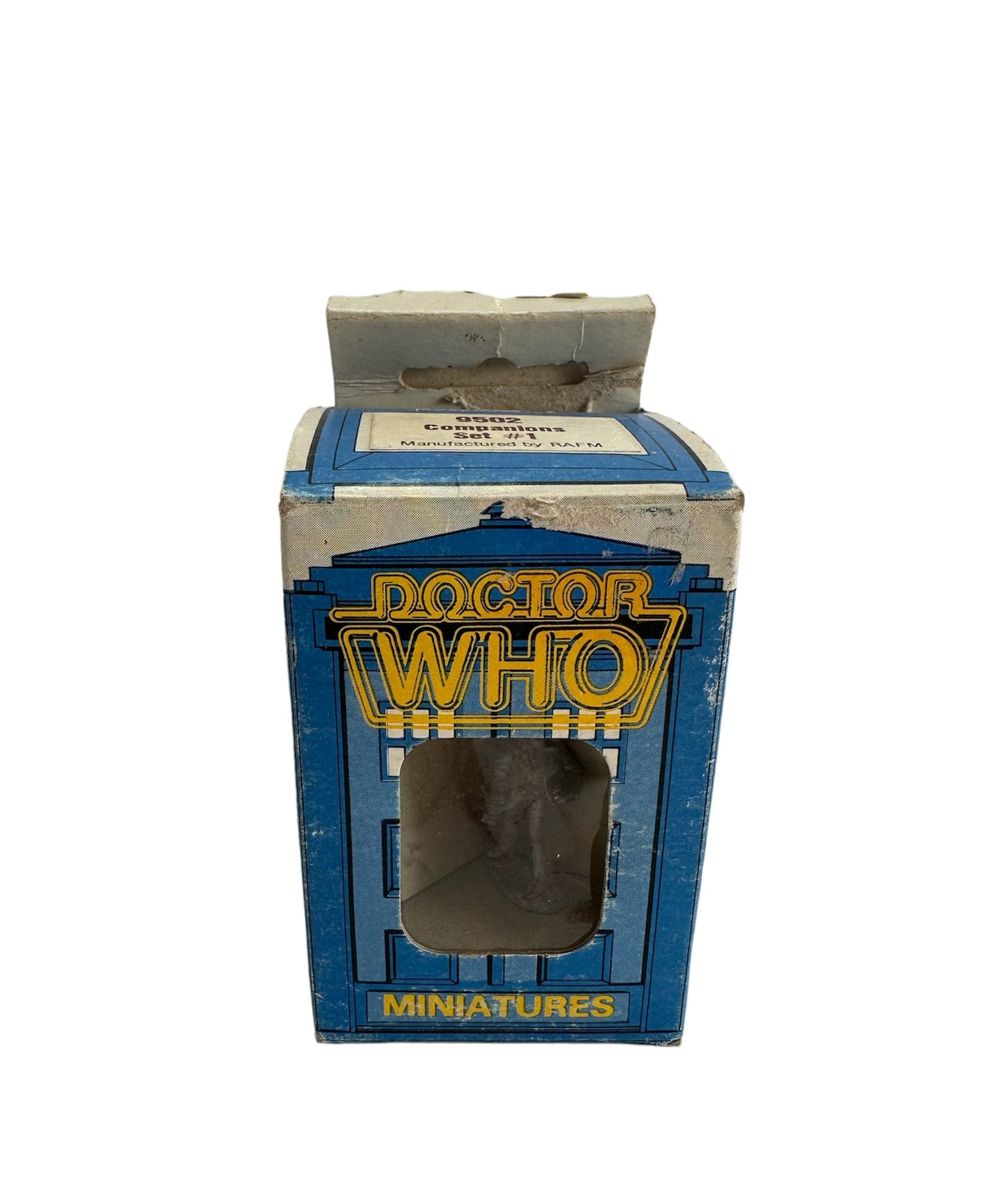 Vintage FASA Corp 1996 Doctor Dr Who Citadel Miniatures 9502 - Companions Set No. 1 - Includes Adric, Leela And Sarah Jane Smith - In The Original Box - Shop Stock Room Find