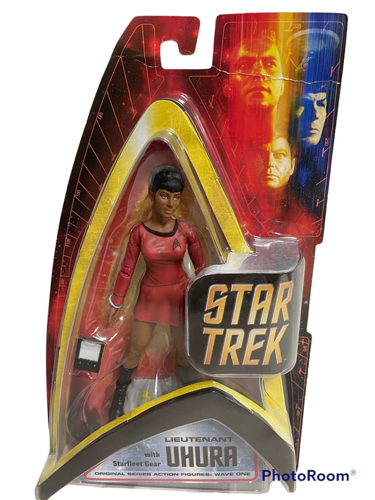 Vintage Art Asylam 2004 Star Trek The Original Series Lieutenant Uhura Action Figure - Brand New Factory Sealed Shop Stock Room Find