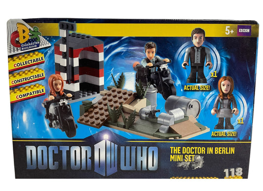 Vintage 2011 Doctor Dr Who Character Building The Doctor In Berlin Mini Set Brand New Factory Sealed Shop Stock Room Find
