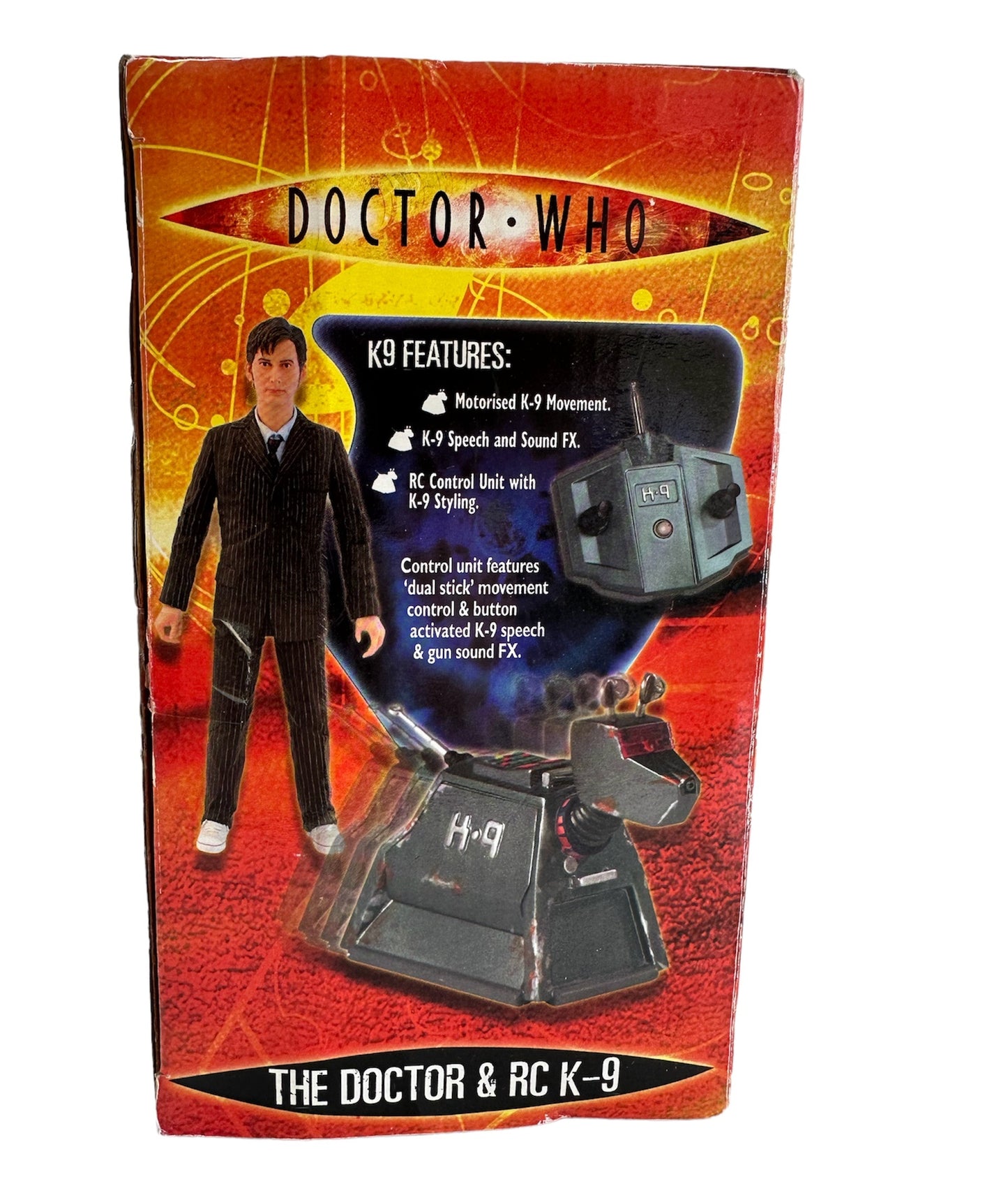 Vintage 2005 Dr Doctor Who Electronic Radio Controlled K-9 and The Doctor Figure - Brand New Shop Stock Room Find
