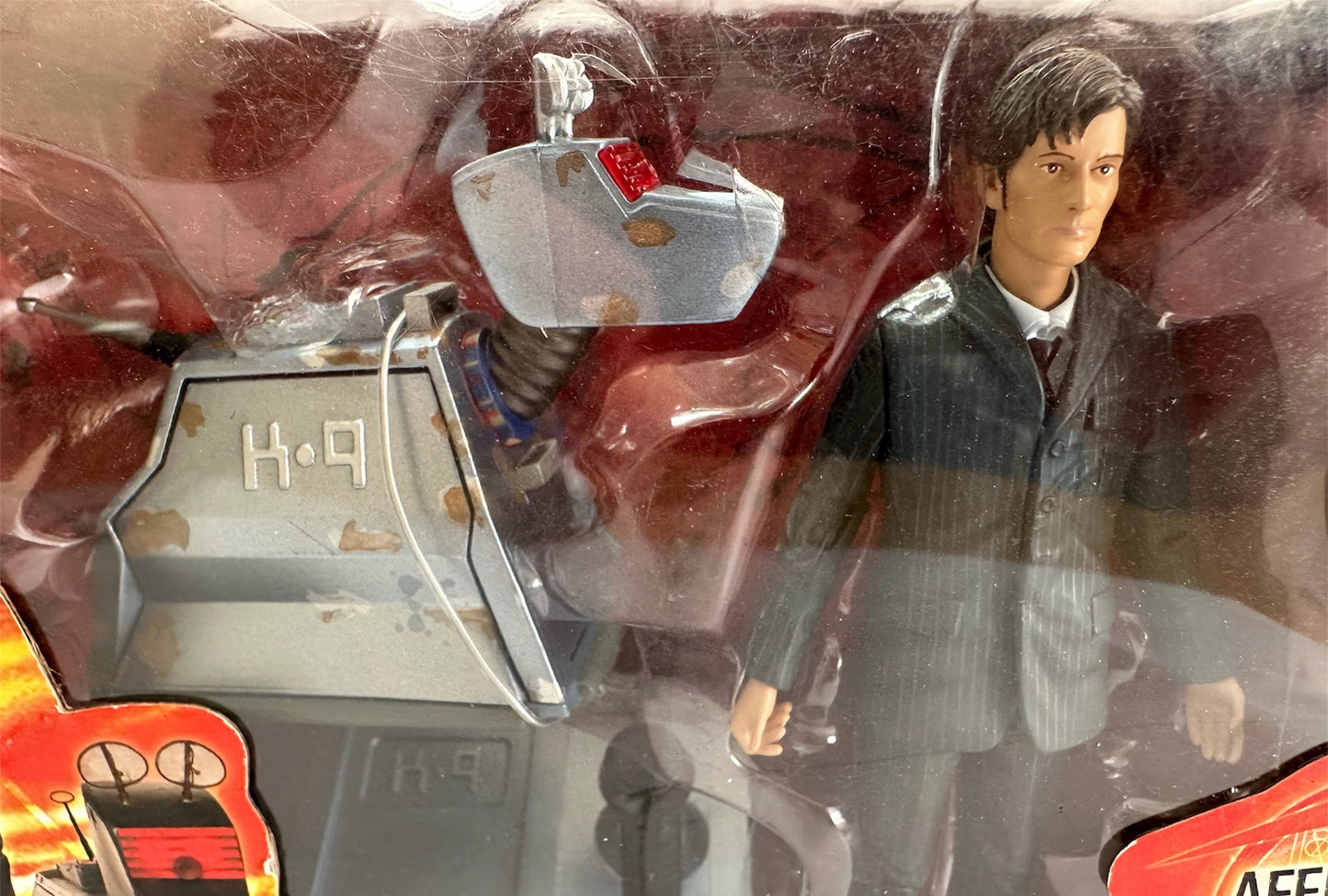 Vintage 2005 Dr Doctor Who Electronic Radio Controlled K-9 and The Doctor Figure - Brand New Shop Stock Room Find