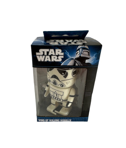 Vintage 2011 Star Wars Wind-Up Walking Wobbler - The Stormtrooper - Brand New Factory Sealed Shop Stock Room Find