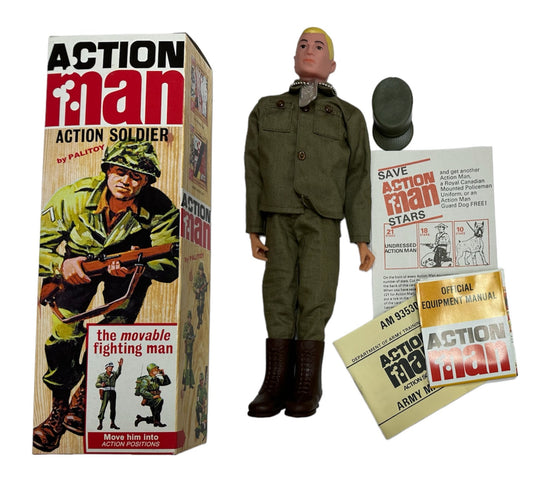 Vintage 2006 Action Man 40th Anniversary - Action Soldier 12 Inch Action Figure With Yellow Painted Hair -  In The Original Box - Brand New Shop Stock Room Find