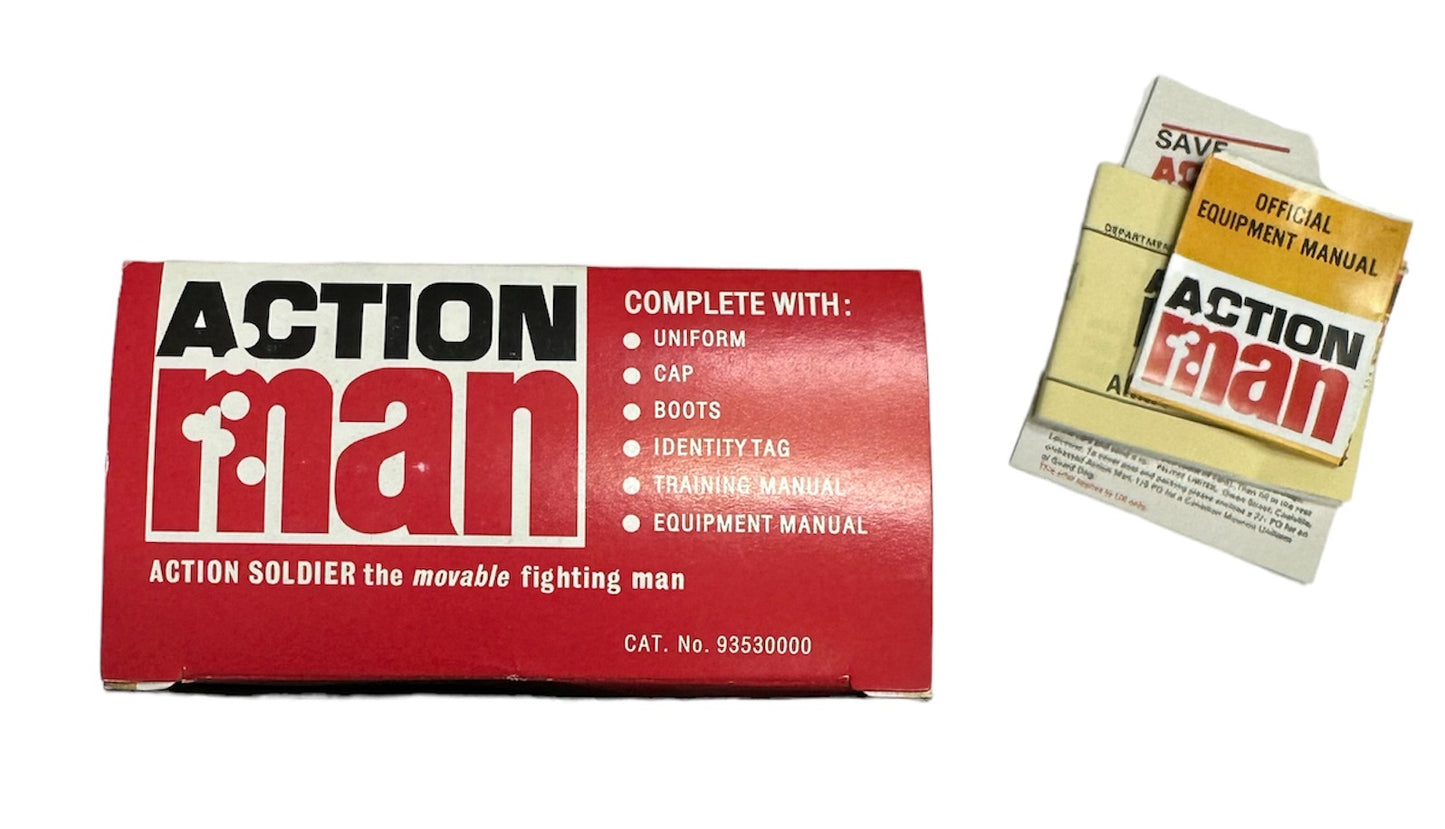 Vintage 2006 Action Man 40th Anniversary - Action Soldier 12 Inch Action Figure With Yellow Painted Hair -  In The Original Box - Brand New Shop Stock Room Find