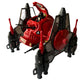 Vintage 1983 Palitoy Action Man Action Force Red Shadows Roboskull Action Vehicle With Red Wolf Action Figure - Fantastic Condition