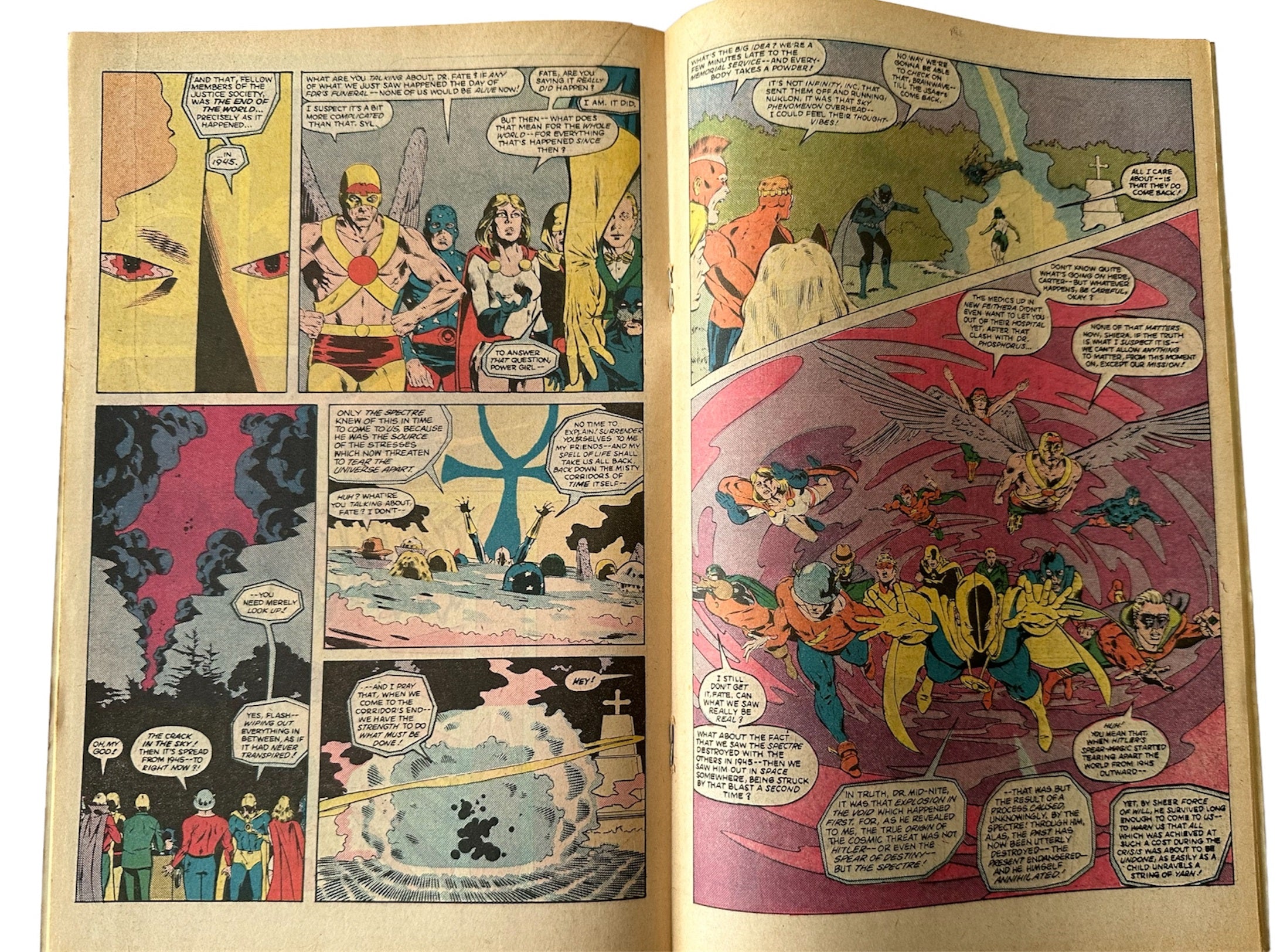 Vintage 1986 DC Special - Last Days Of The Justice Society Of