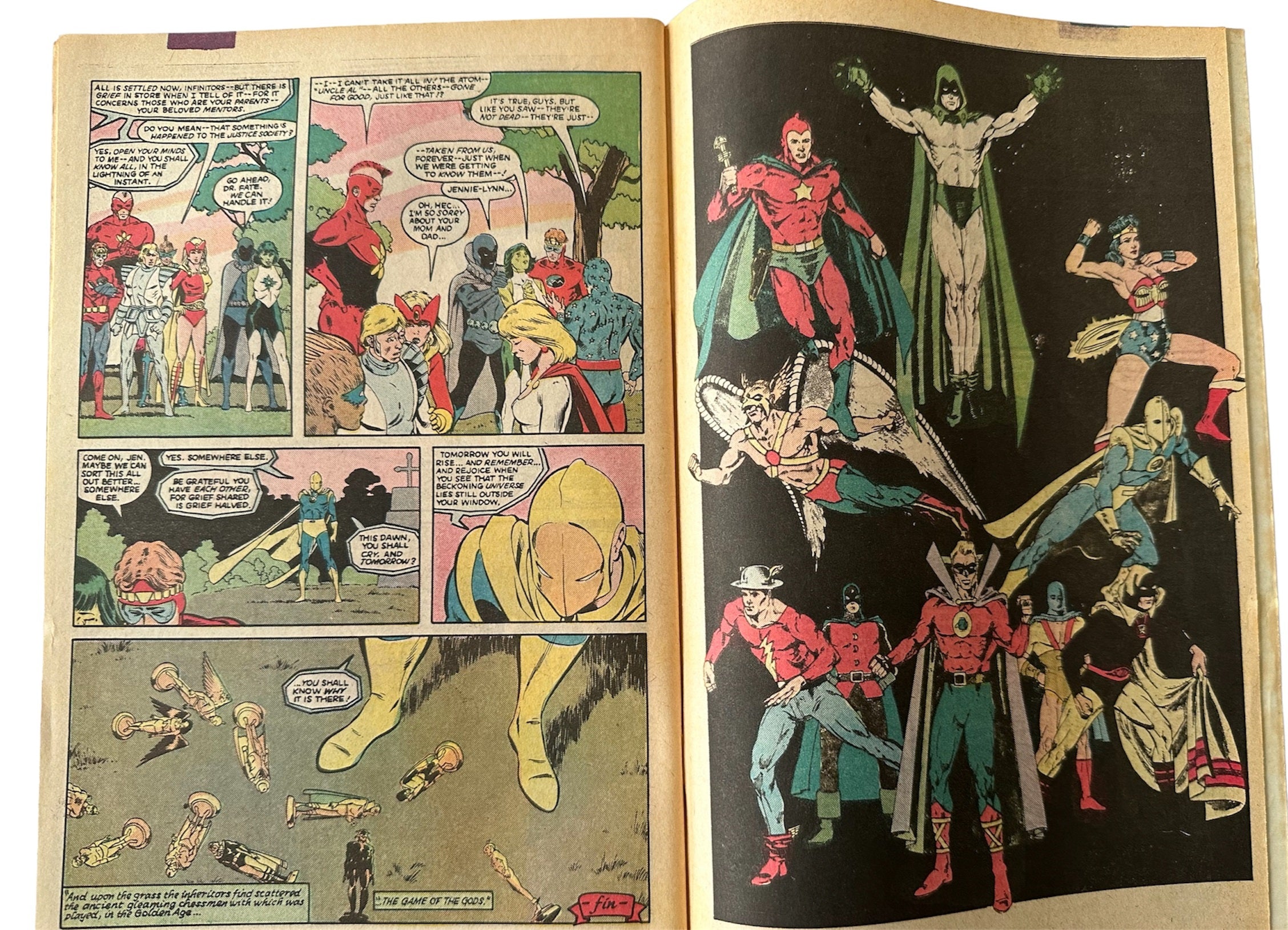 Vintage 1986 DC Special - Last Days Of The Justice Society Of