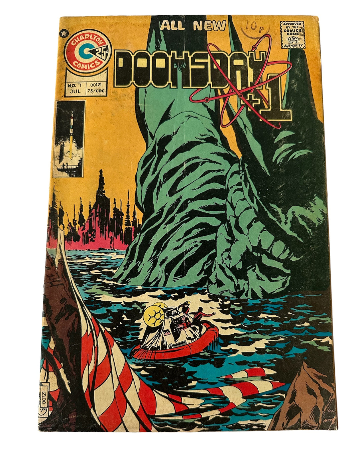 Vintage 1975 Charlton Comics - All New Doomsday + 1 Comic Issue Number ...