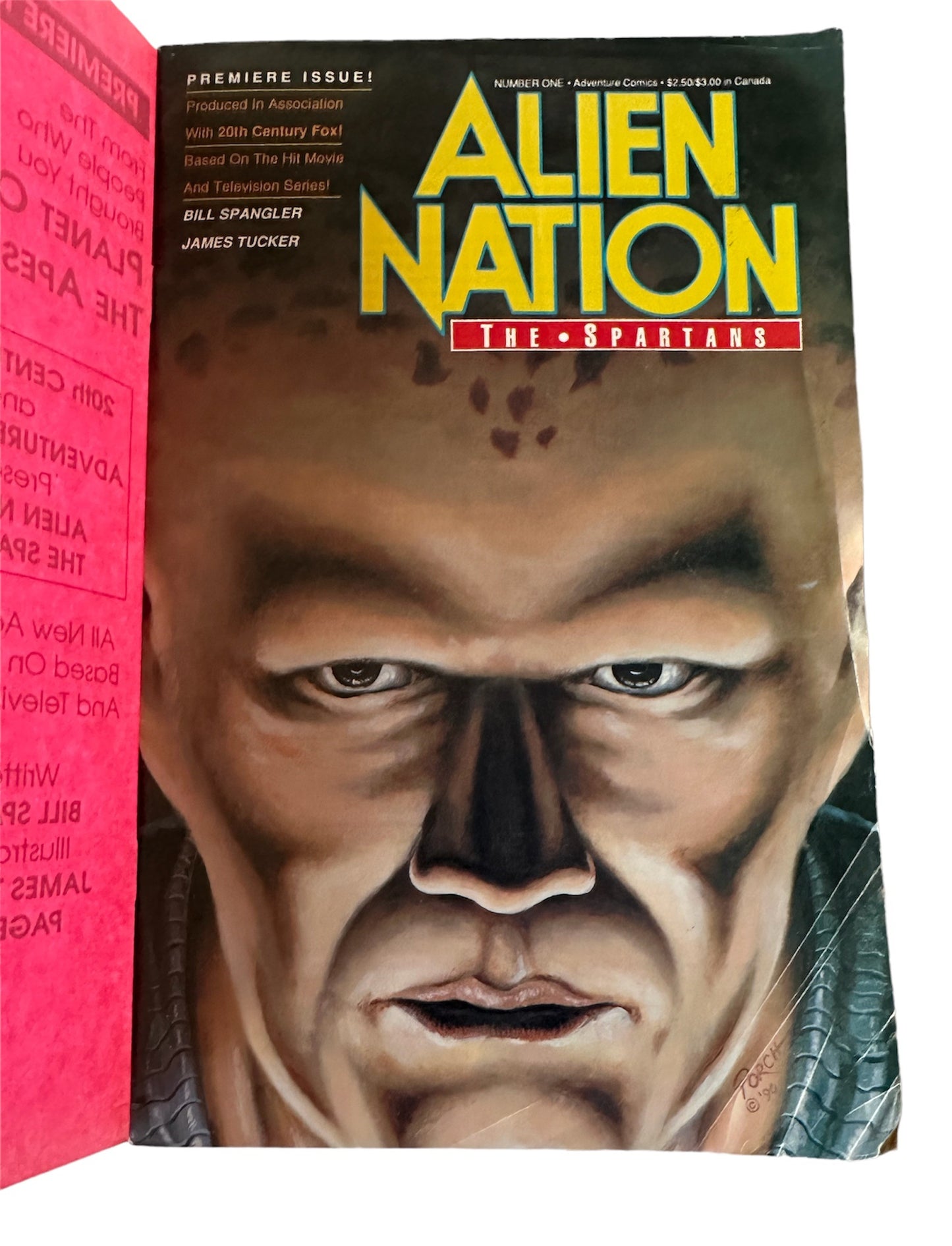 Vintage 1990 Adventure Comics - Alien Nation The Spartons Comic Issue Number 1 Premiere Issue - Very Good Condition Vintage Comic