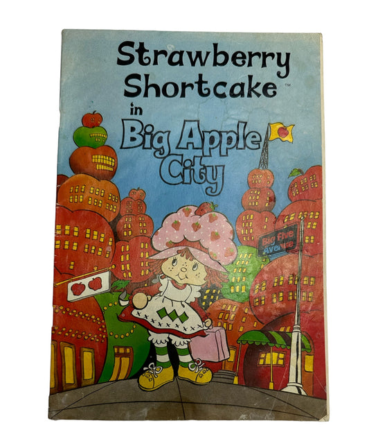Vintage 1982 American Greetings - Strawberry Shortcake Comic - In Big Apple City - Good Condition Vintage Comic