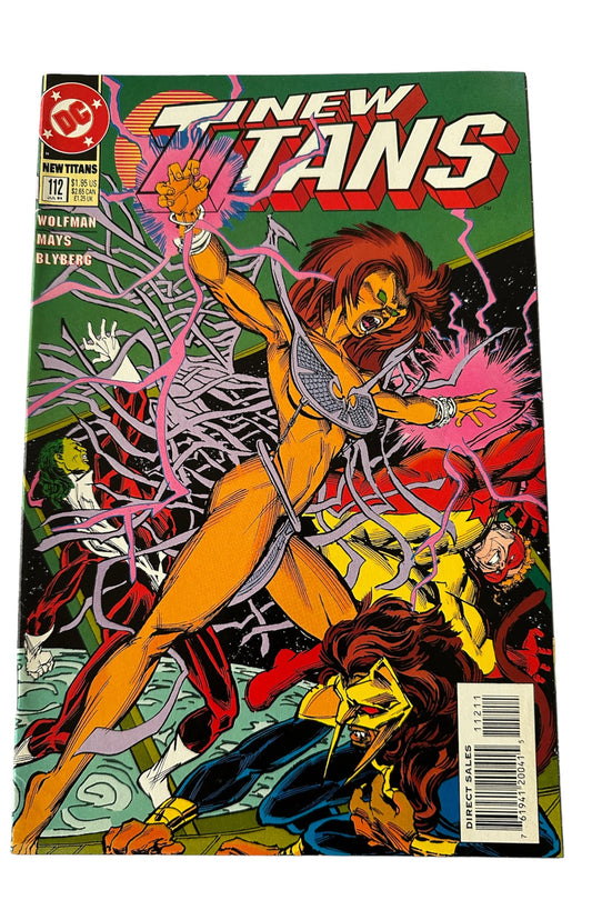 Vintage July 1994 DC - The New Titans Comic Issue Number 112 - A New Home - Shop Stock Room Find