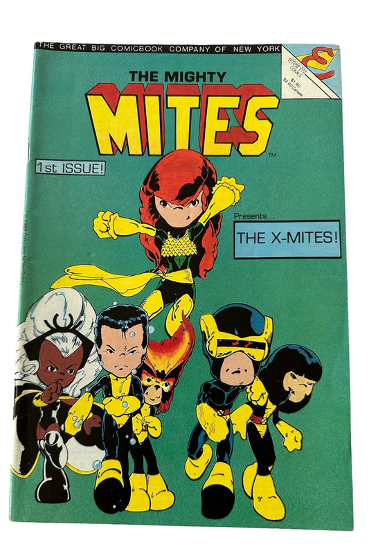 Vintage 1986 Eternity Comics - The Might Mites - Fantastic 1st Issue - The X-Mites - Former Shop Stock