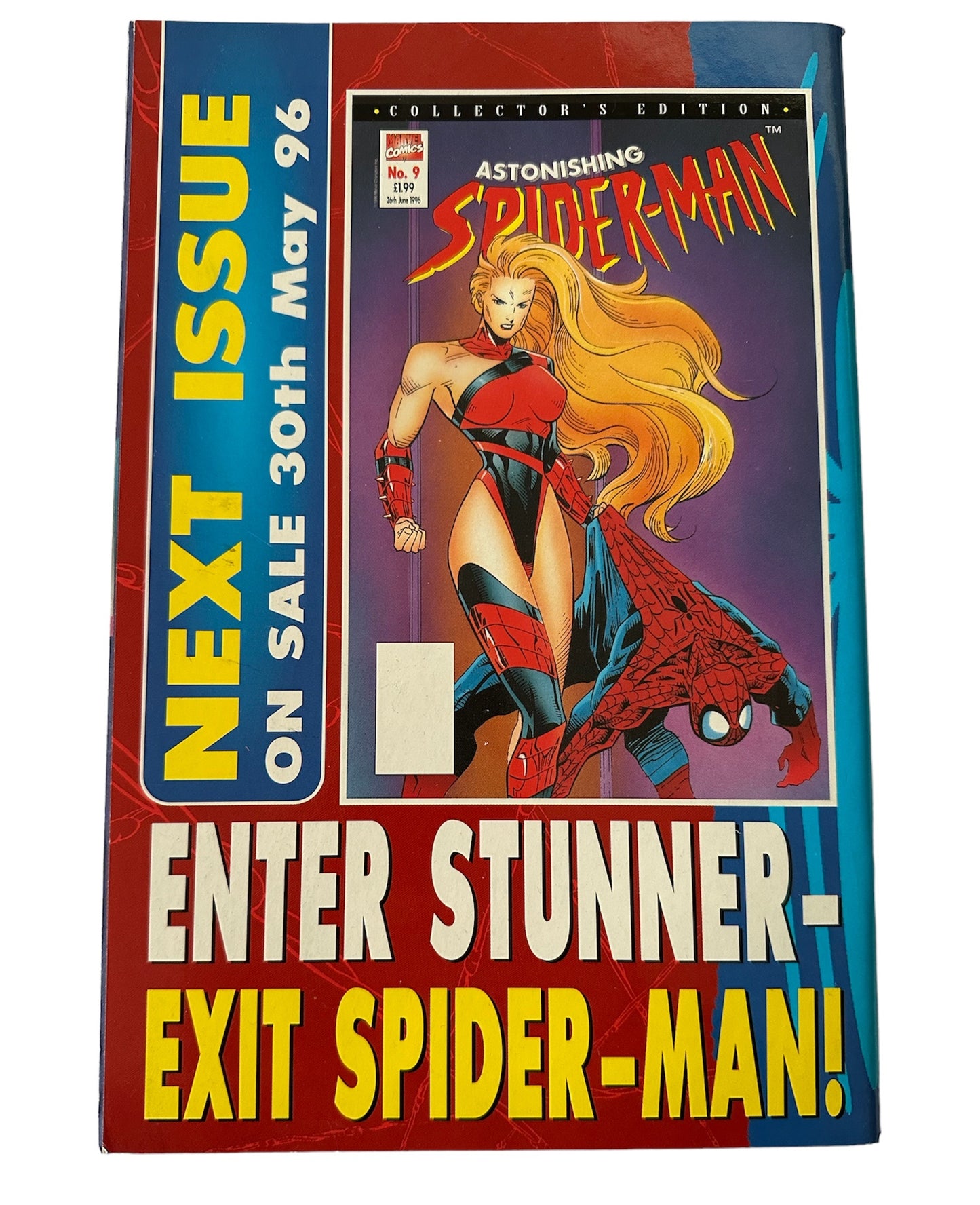 1996 Marvels Astonishing Spiderman Monthly Comic Number 8 - Collectors Edition - 29th May 1996