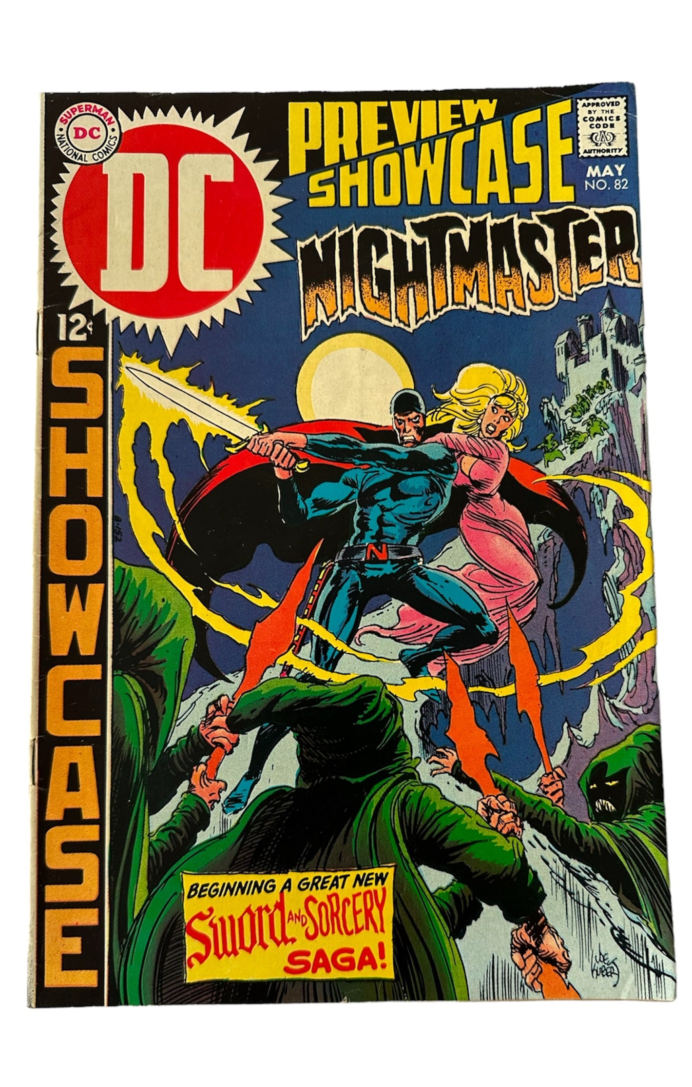 Vintage 1969 DC - Preview Showcase Comic Issue Number 82 - Nightmaster - Former Shop Stock