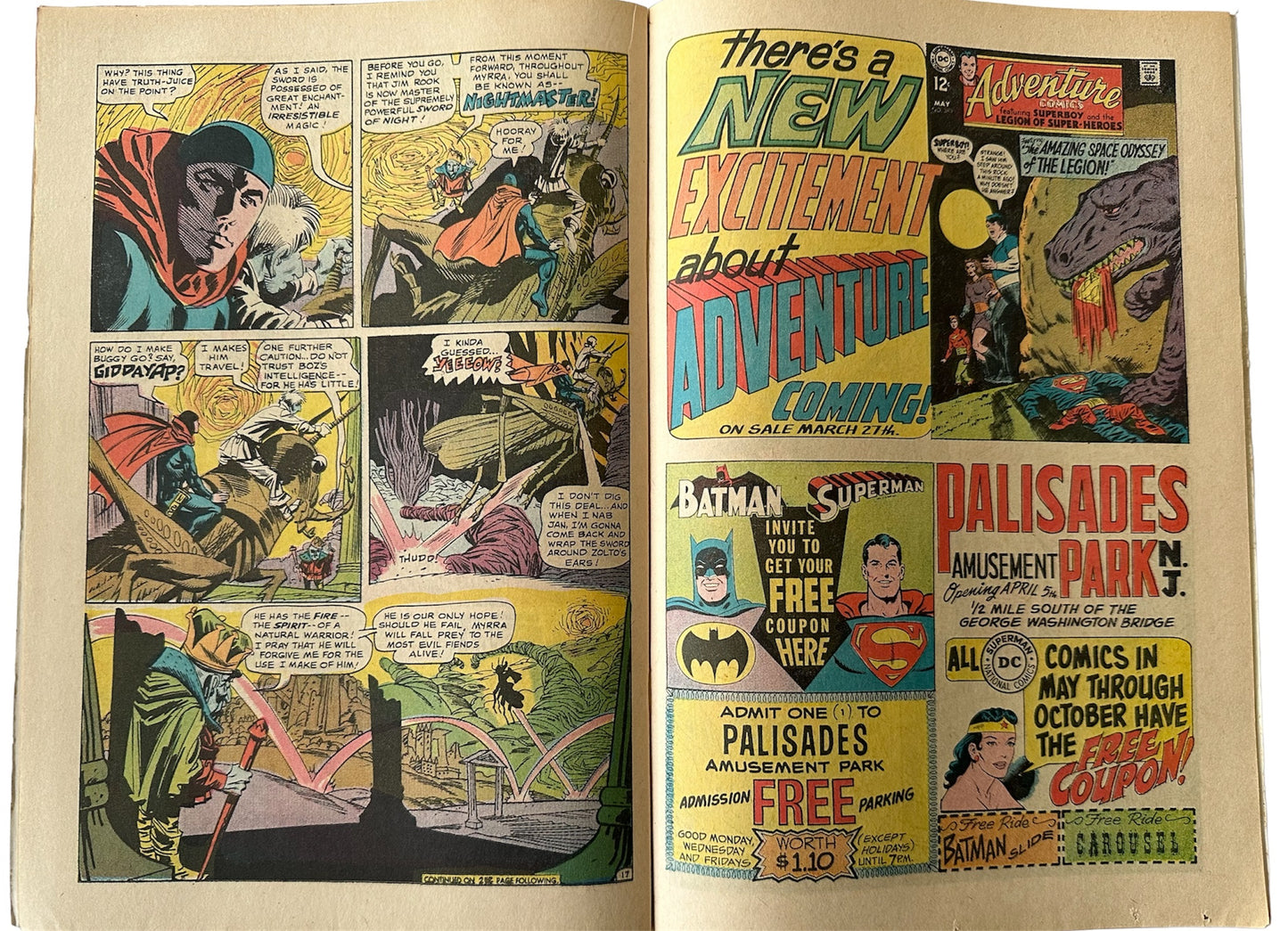 Vintage 1969 DC - Preview Showcase Comic Issue Number 82 - Nightmaster - Former Shop Stock