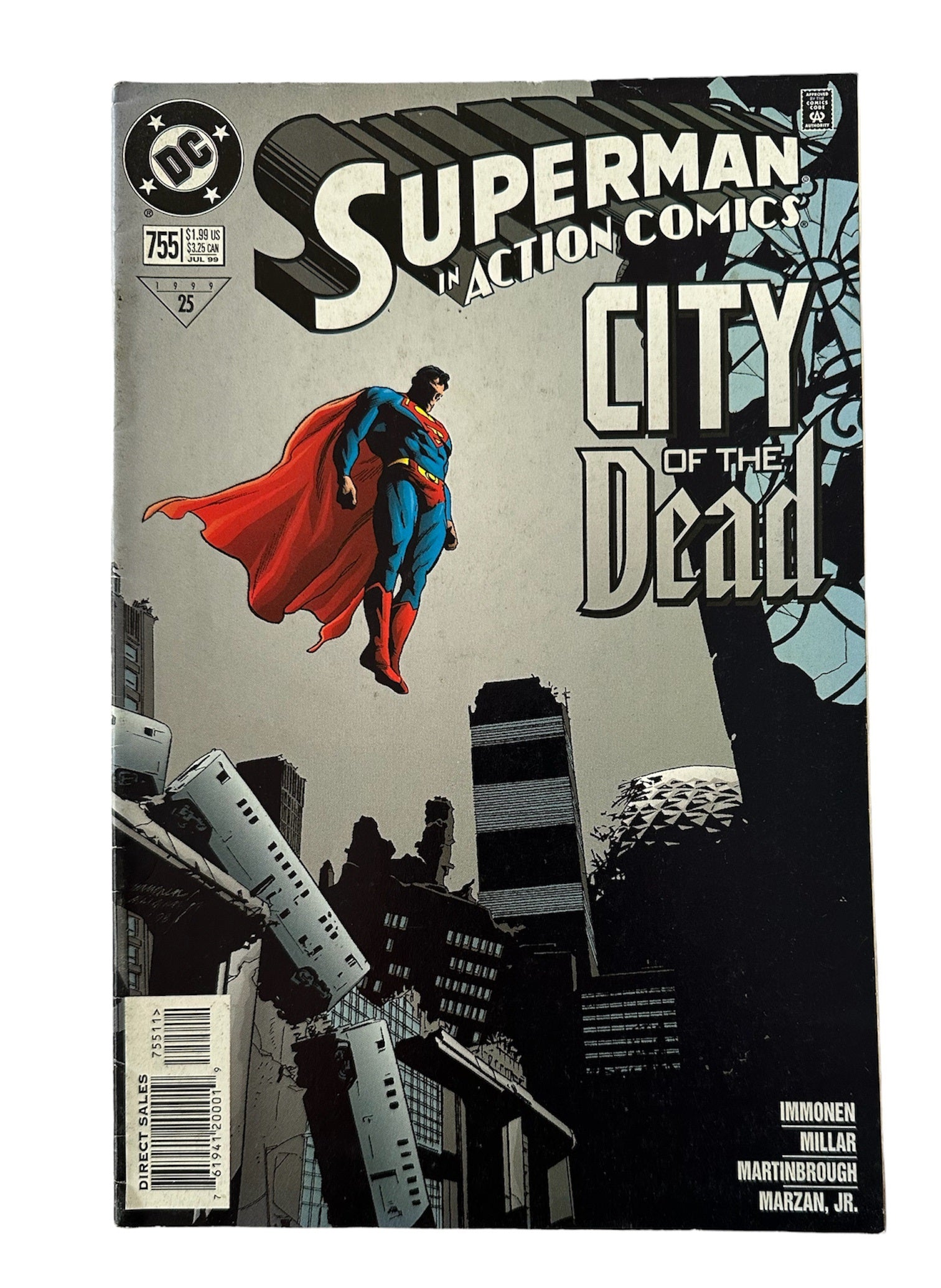 Vintage 1999 DC Super Man In Action Comics - City Of The Dead - Comic ...