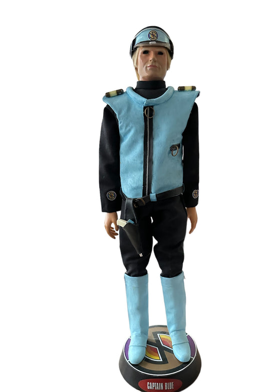 Vintage 2009 Iconic Replicas - Gerry Andersons Captain Scarlet - Captain Blue 1:1 Scale Display Replica Puppet - Limited Edition No. 73/100 With COA In Original Packing