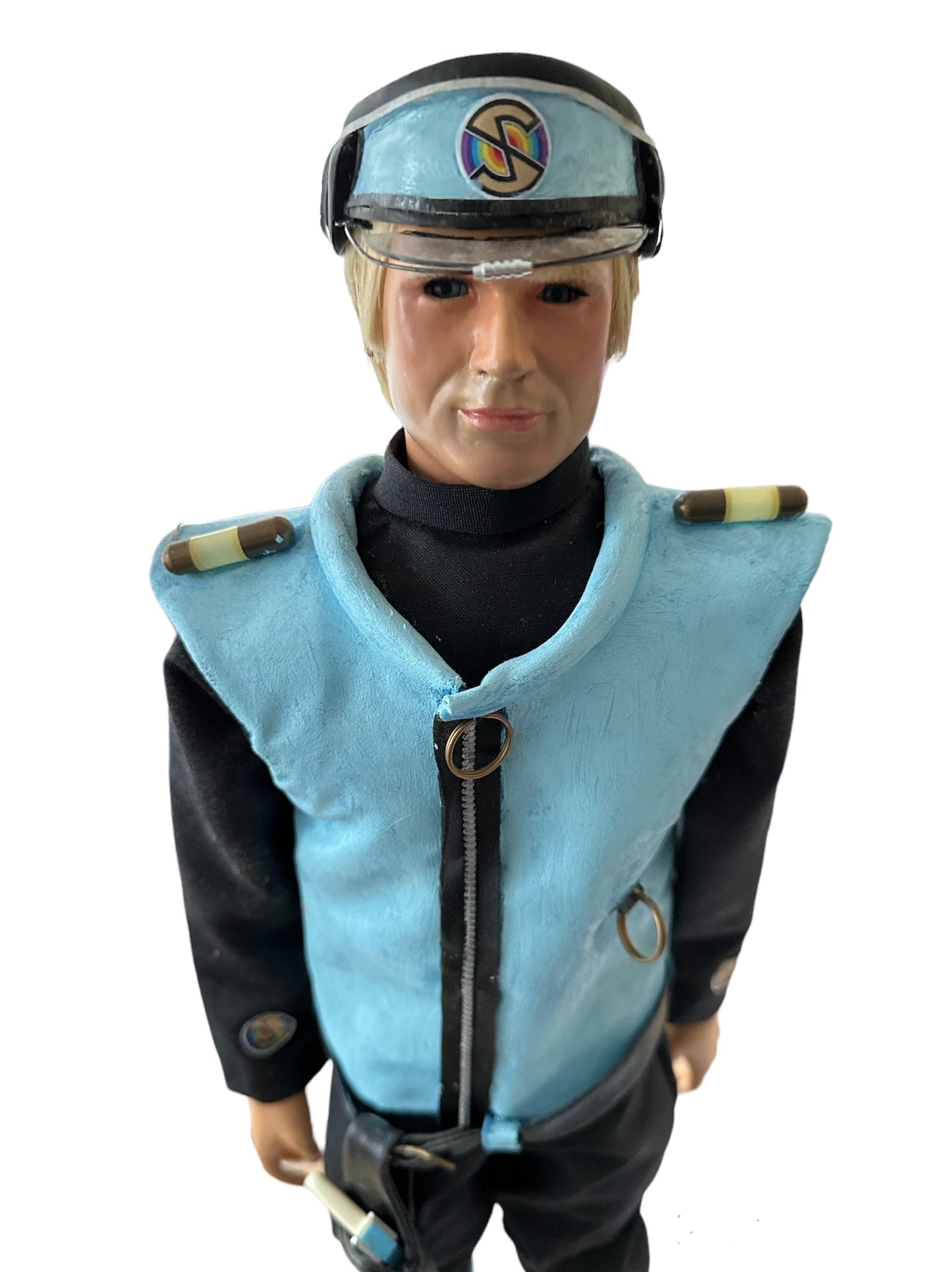 Vintage 2009 Iconic Replicas - Gerry Andersons Captain Scarlet - Captain Blue 1:1 Scale Display Replica Puppet - Limited Edition No. 73/100 With COA In Original Packing