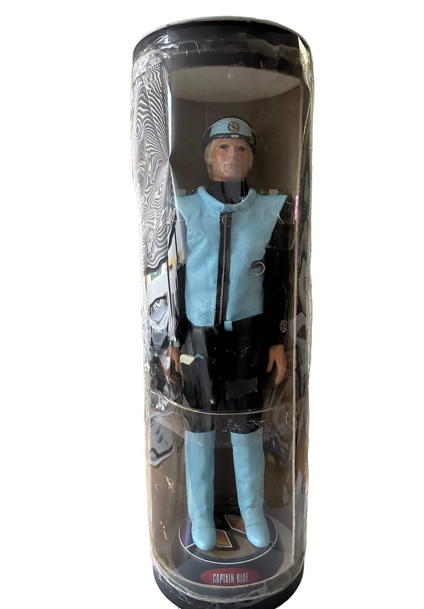 Vintage 2009 Iconic Replicas - Gerry Andersons Captain Scarlet - Captain Blue 1:1 Scale Display Replica Puppet - Limited Edition No. 73/100 With COA In Original Packing