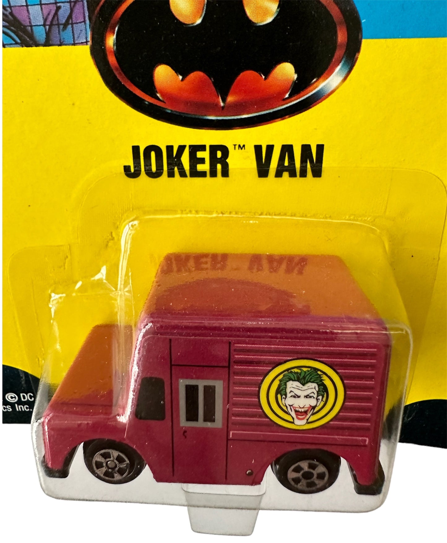ERTL 1989 Batman The Joker Van 1/64 Scale Die-Cast Metal 2 1/4 Inch Replica Model Vehicle No. 1532 - Brand New Factory Sealed Shop Stock Room Find