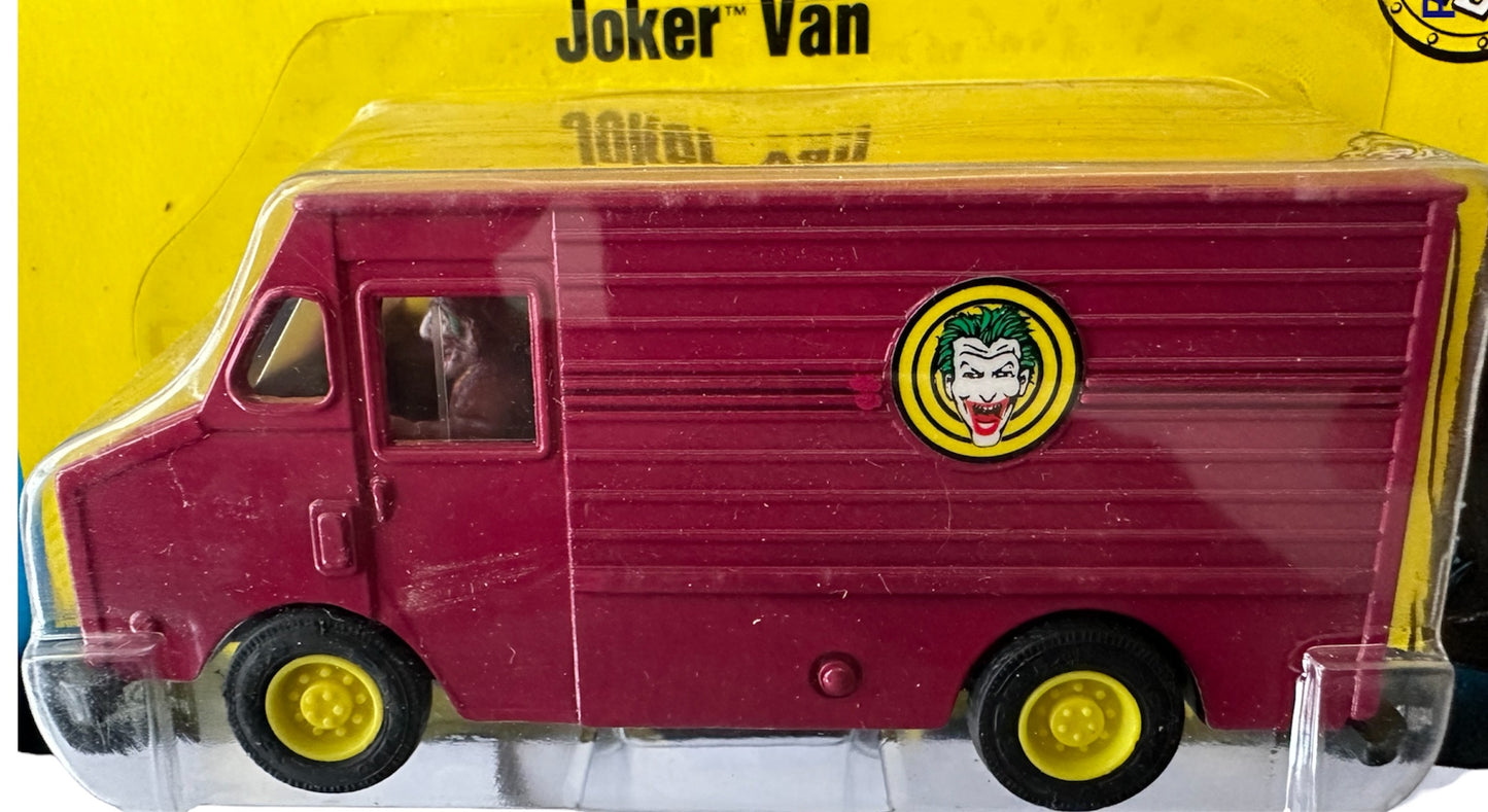 Vintage ERTL 1989 Batman The Joker Van 1/43 Scale Die-Cast Metal 4 1/2 Inch Replica Model Vehicle - Brand New Factory Sealed Shop Stock Room Find