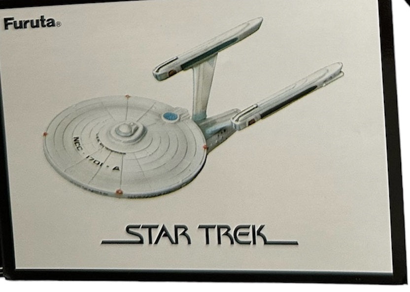 Vintage Star Trek Furuta 2004 Federation Ships And Alien Ships Collection  - USS Enterprise NCC-1701A - New In Sealed Bag In Original Opened Box