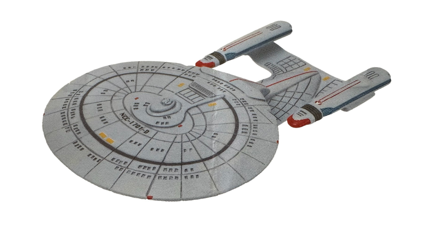 Vintage Star Trek Furuta 2005 Federation Ships And Alien Ships Collection Series 2- The USS Enterprise NCC-1701D - New In Sealed Bag