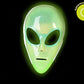 Vintage 1998 Fancy Dress - Alien Glow In The Dark Mask - Brand New Factory Sealed Shop Stock Room Find