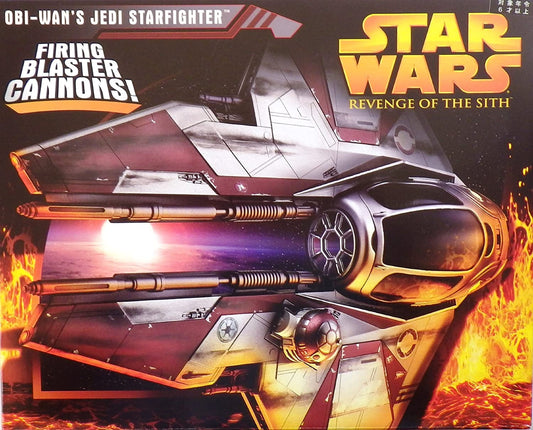 Vintage 2005 Star Wars Revenge Of The Sith Obi-Wans Jedi Starfighter Action Vehicle