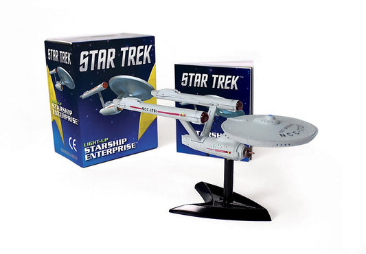 Star Trek Running Press The Original Series Light Up Starship Enterprise NCC-1701 Mega Mini Kit - Brand New Factory Sealed