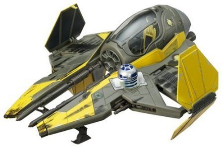 Vintage 2005 Star Wars Revenge Of The Sith Anakins Jedi Starfighter Action Vehicle