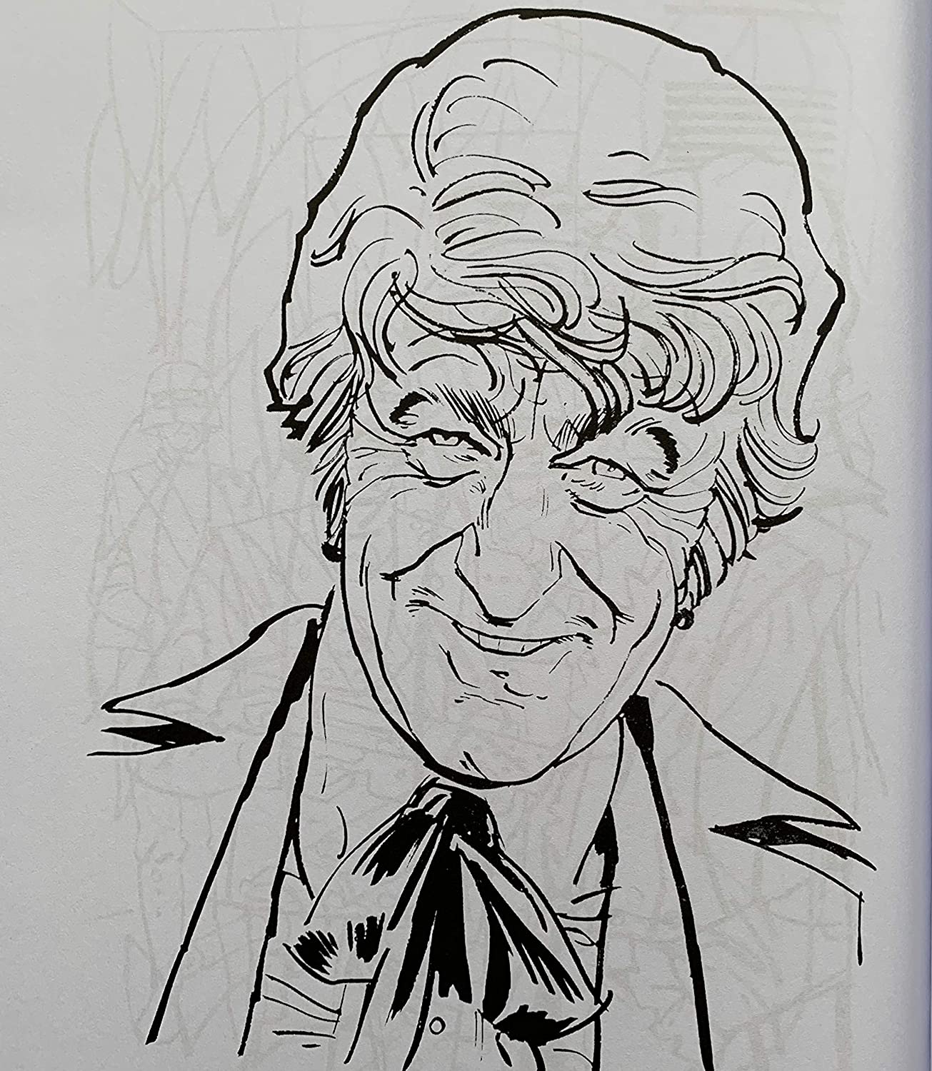Vintage 1973 The Dr Who Colouring Book Staring Jon Pertwee As The Dr - Ultra Rare - Facsimile Edition 2013