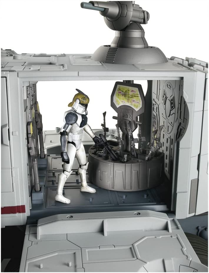 Vintage Star Wars 2009 The Clone Wars - Electronic Clone Turbo Tank Vehicle With Launching Speeder Bike And Exclusive Tank Gunner Action Figure