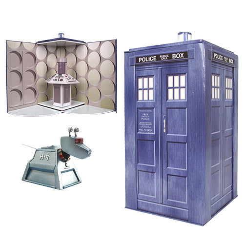 Vintage Biff Bang Pow 2011 Doctor Dr Who The "Tardis:" - Collectible Play Set With K9 Action Figure - Shop Stock Room Find