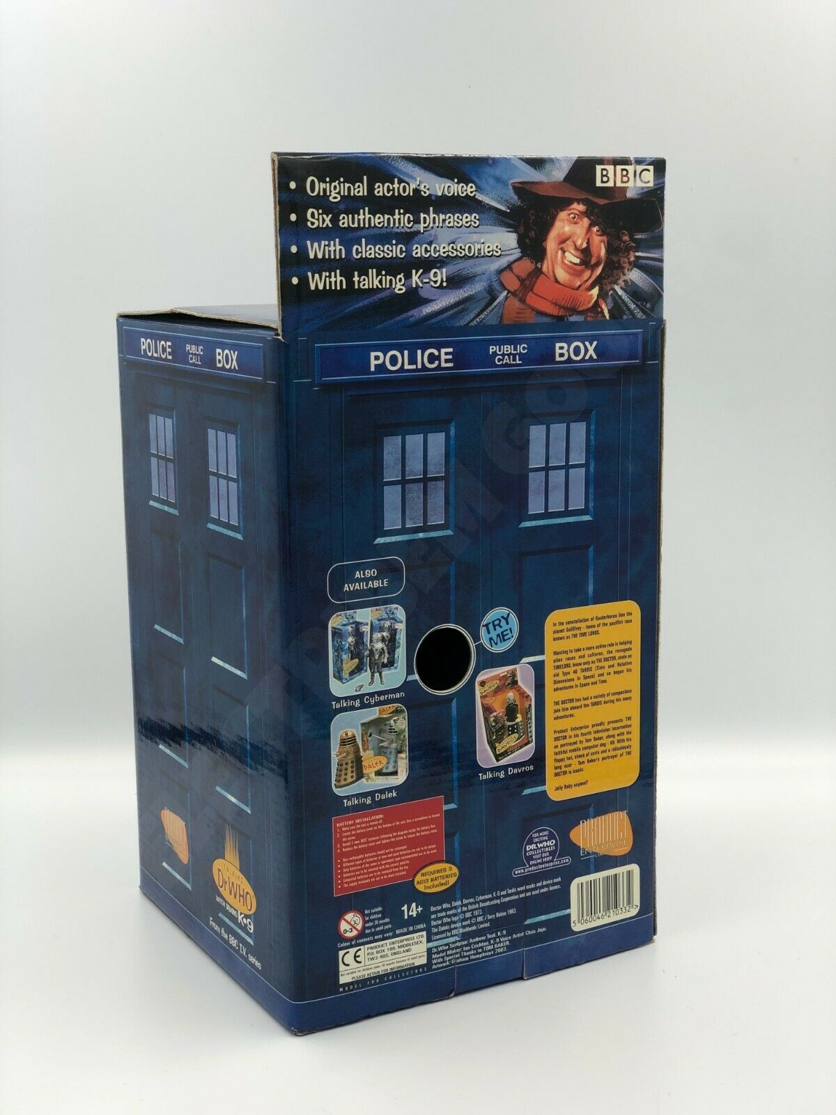 Dr Doctor Who Product Enterprise Talking 4th Dr Who With Talking K-9 Action Figure Set