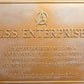 Star Trek The Official Starships Collection - The U.S.S. Enterprise NCC-1701-A Dedication Plaque