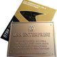 Star Trek The Official Starships Collection - The U.S.S. Enterprise NCC-1701-A Dedication Plaque