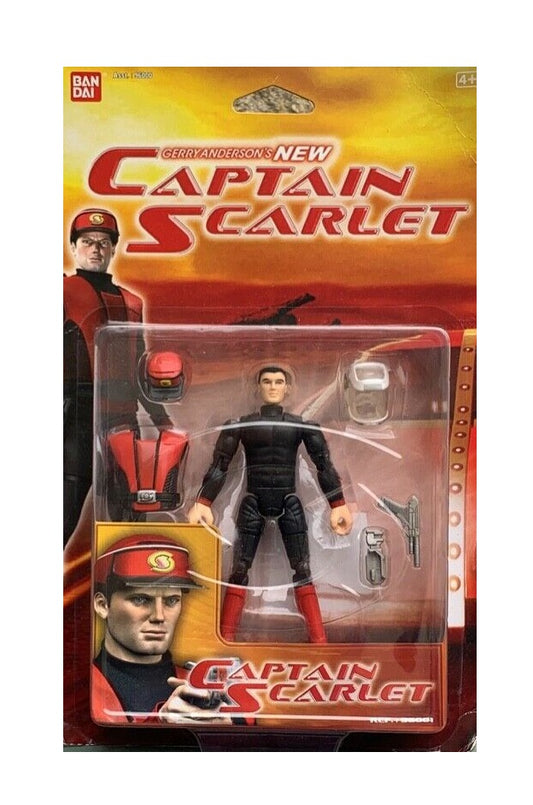 Gerry Andersons NEW Captain Scarlet 6" Action Figure - Factory Sealed Shop Stock Room Find
