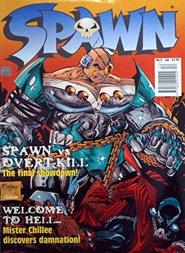 Vintage 1992 Spawn Monthly Comic - Forth Issue - Issue Number Four Titan Magazines Shop Stock Room Find [Comic] [Jan 01, 1992] Titan Magazines …