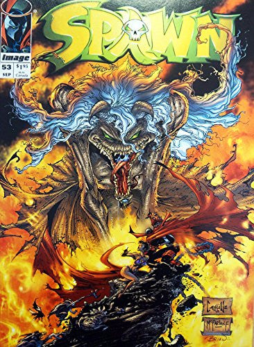 Vintage 1996 Spawn Monthly Comic - Issue Number No. 53 Image Comics Brand New Shop Stock Room Find [Comic] [Jan 01, 1996] Image Comics …
