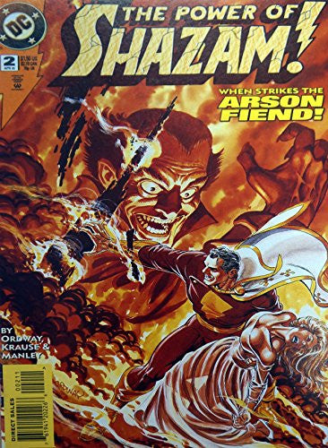 Vintage Very Rare DC Comics April 1995 The Power Of Shazam - The Arson Fiend - Issue Number No. 2 Brand New Shop Stock Room Find [Comic] [Jan 01, 1995] DC Comics …