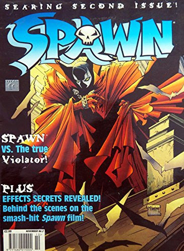 Vintage 1992 Spawn Monthly Comic - Searing Second Issue - Issue Number 2. Titan Magazines Shop Stock Room Find [Comic] [Jan 01, 1992] Titan Magazines …