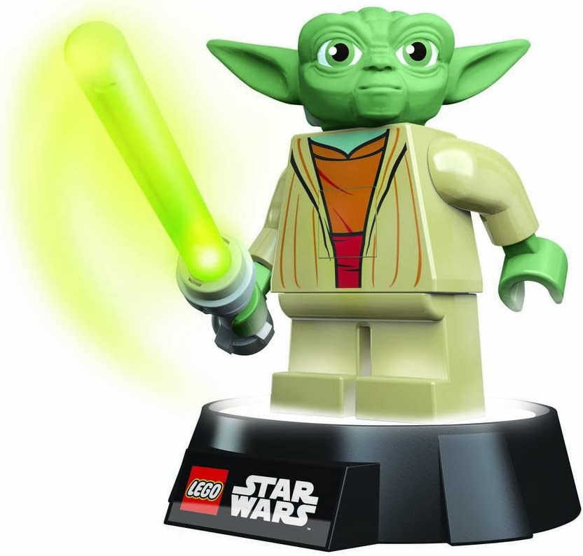 Lego Star Wars: Master Yoda Minifigure With Green Lightsaber