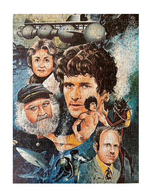 Vintage 1978 Whitman The Man From Atlantis Montage 300 Piece Jigsaw Puzzle - 100% Complete In The Original Box