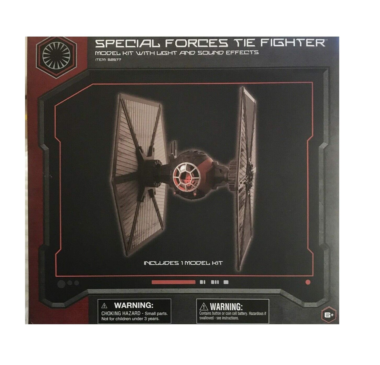 Disney Star Wars Galaxy’s Edge Exclusive Special Forces Tie Fighter Snap Tite Model Kit With Light And Sound Effects - Mint In Sealed Box
